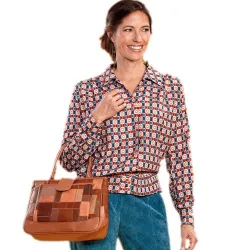 Chemisier blousant iconique