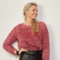 Pull maille « Plumetis »