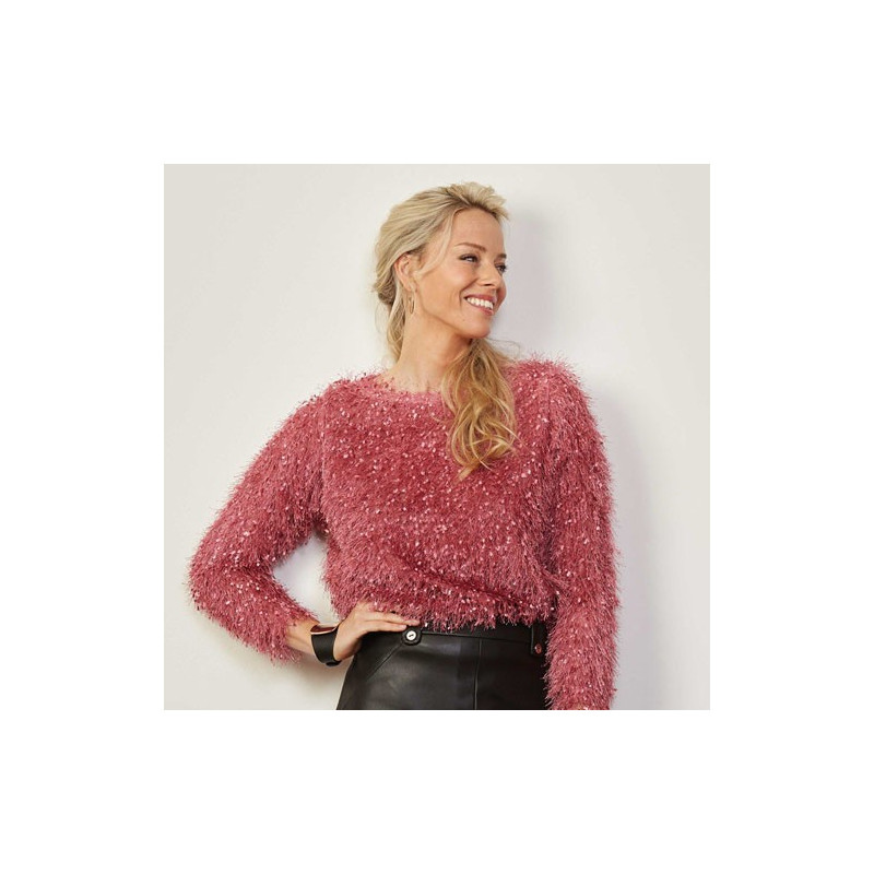 Pull maille « Plumetis »
