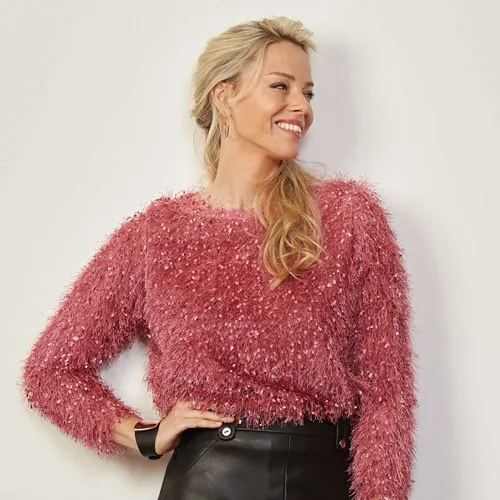 Pull maille « Plumetis »