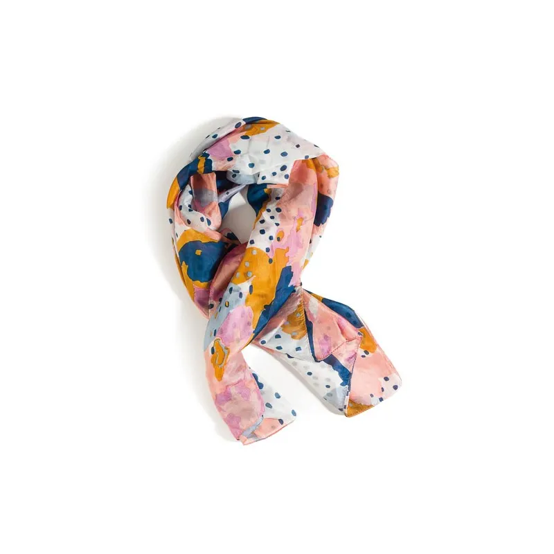 Carré de soie «été indien»