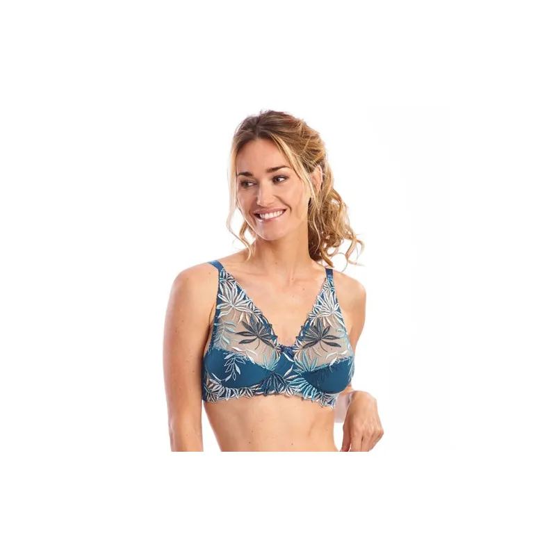 Brassière tulle brodé Tatiana