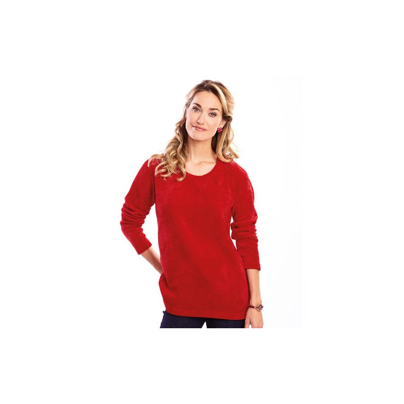 Pull maille chenille