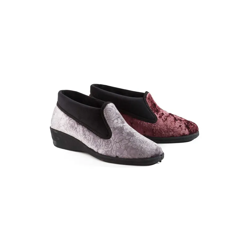 Chaussons velours irisé - la paire