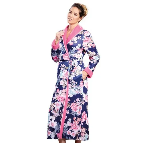 Robe de chambre satin polaire