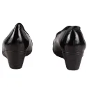 Escarpins cuir compensés