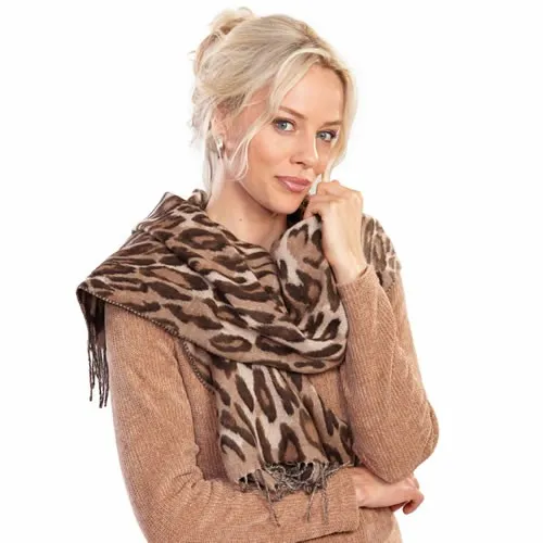 Écharpe léopard