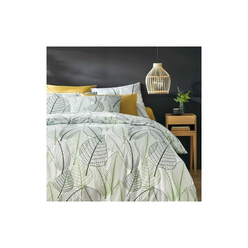 Housse de couette Basilic BlanClarence®