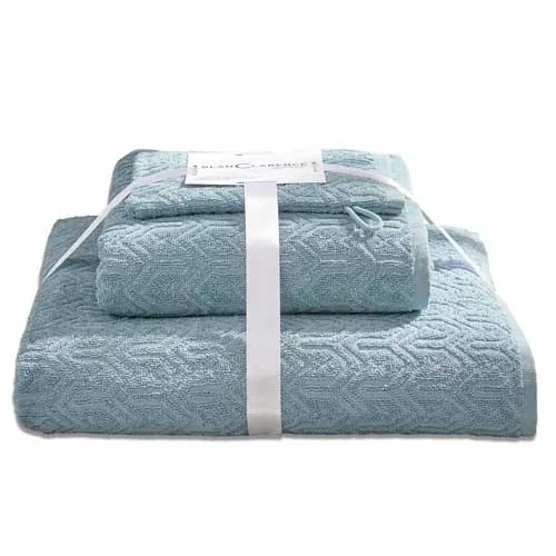 Parure de bain Chevron BlanClarence®