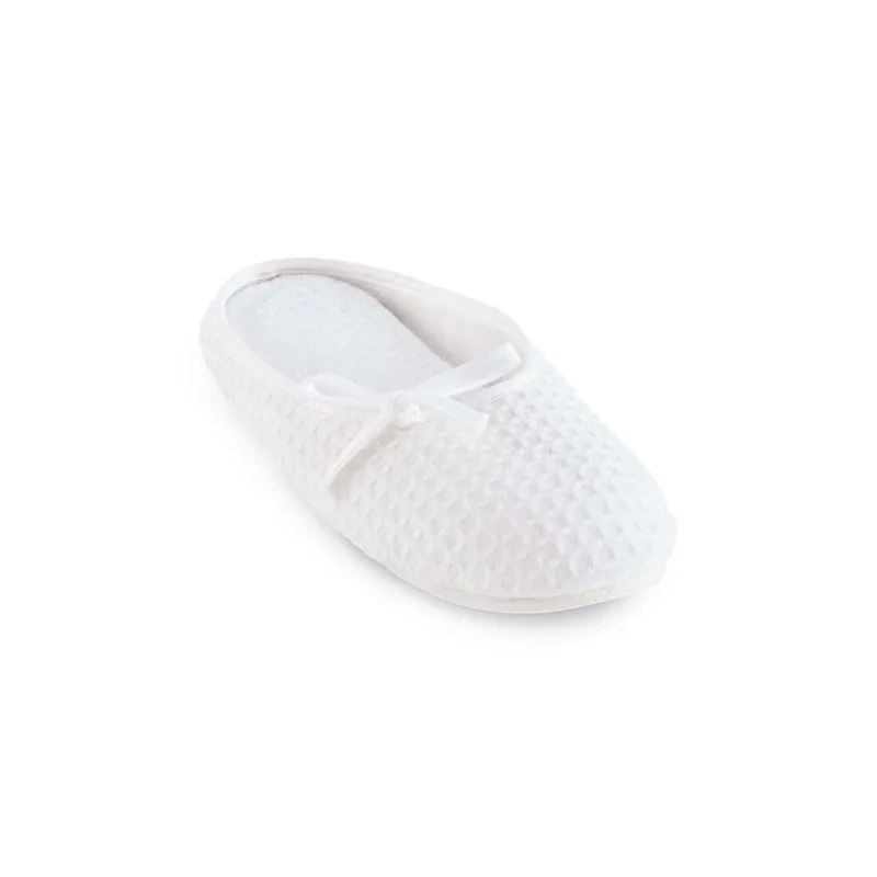 Mules nid-d'abeilles BlanClarence®