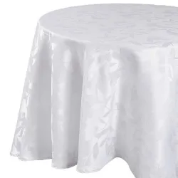 Nappe Cotillon ronde BlanClarence®