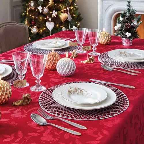 Nappe Cotillon ronde BlanClarence®
