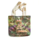 Sac shopping Monet : "L'allée dans le jardin" BlanClarence®