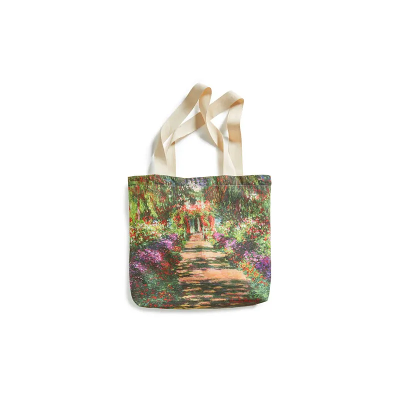 Sac shopping Monet : "L'allée dans le jardin" BlanClarence®