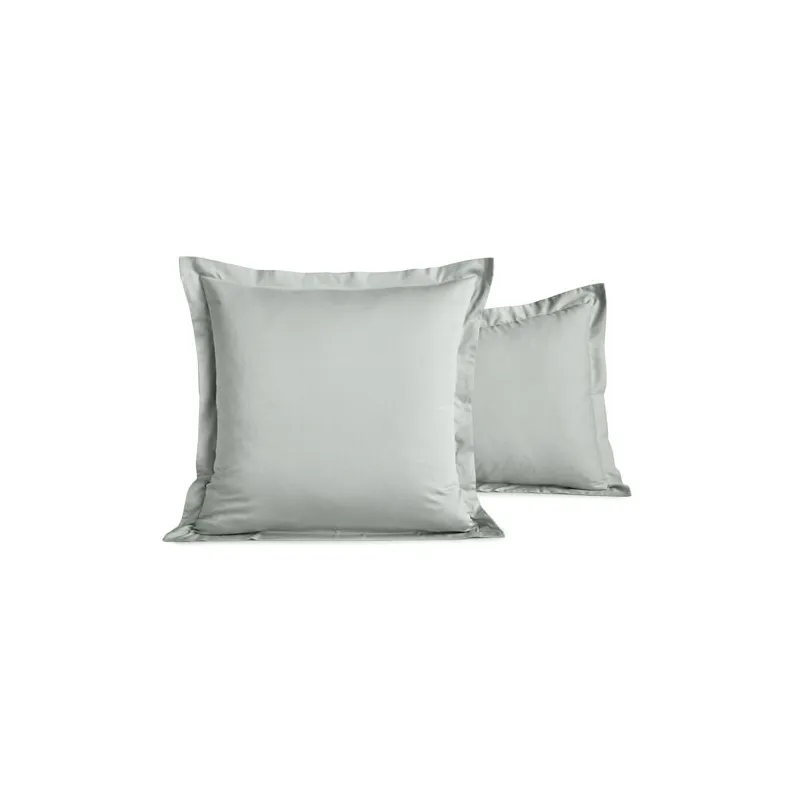 Taie d'oreiller Perles de satin BlanClarence®