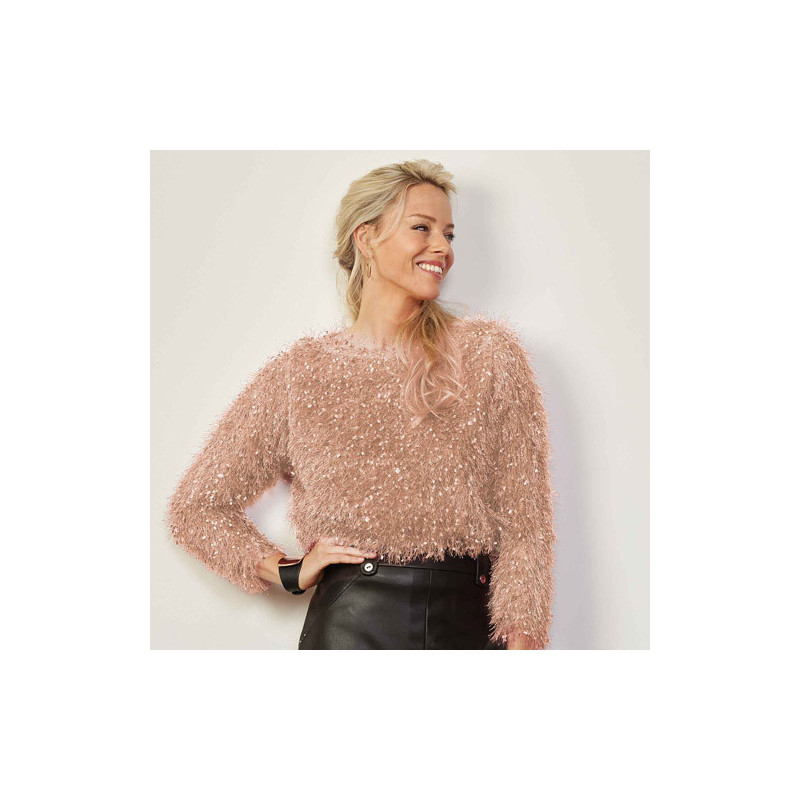 Pull maille « Plumetis » (3)