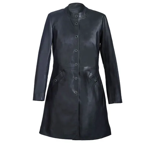 Manteau cuir 3/4