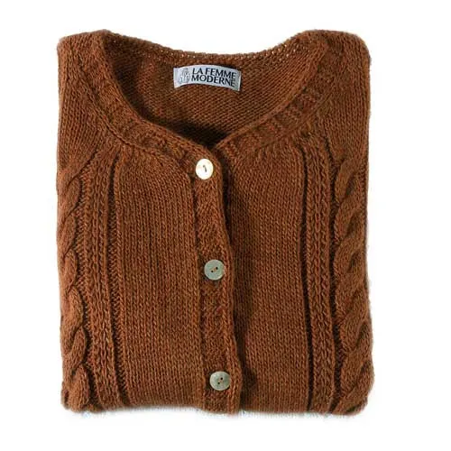 Gilet sans manches Torsades
