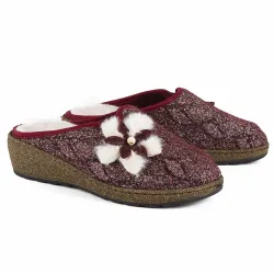 Mules «Fleur des neiges»