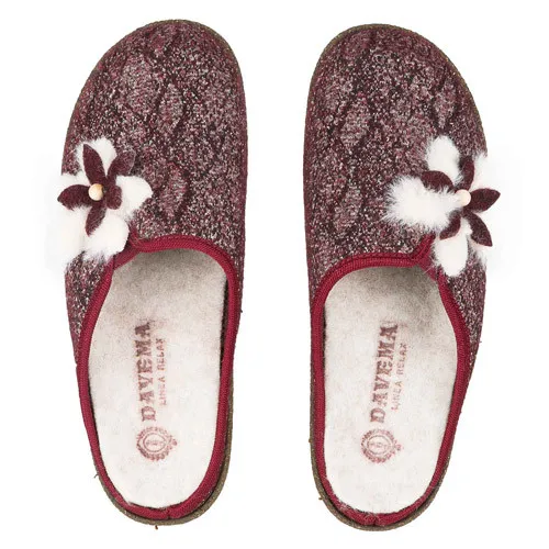 Mules «Fleur des neiges»