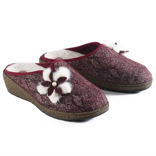 Mules «Fleur des neiges»