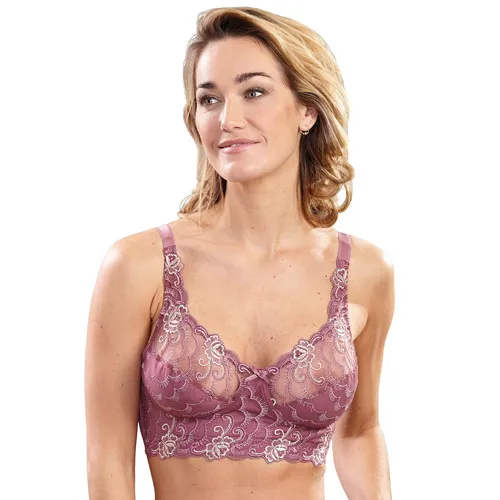 Brassière tulle brodé Claudia