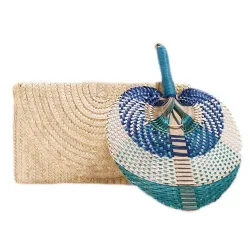 Pochette et éventail Bali