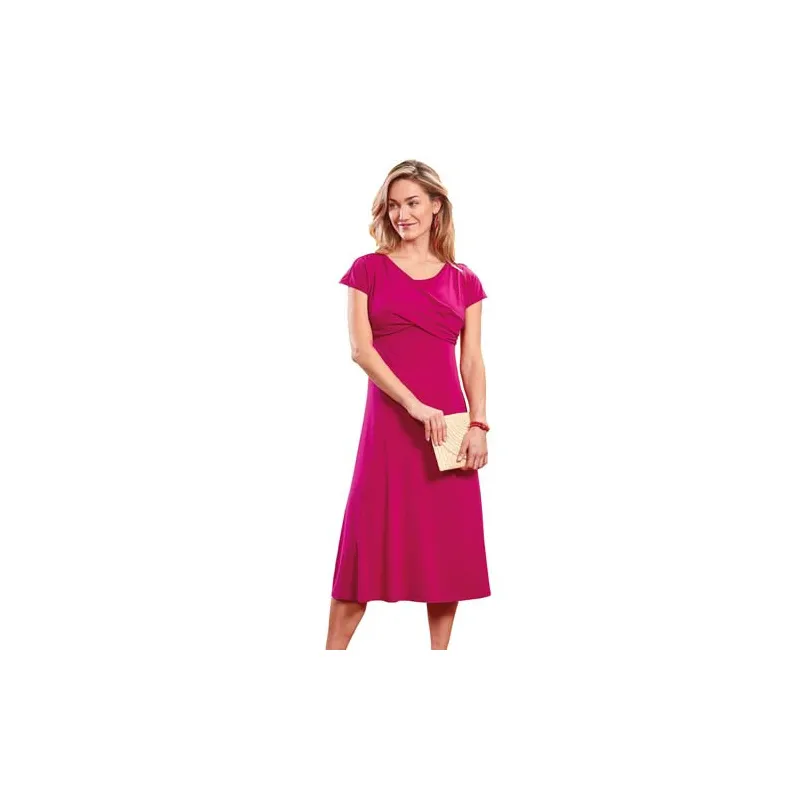 Robe fluide drapée