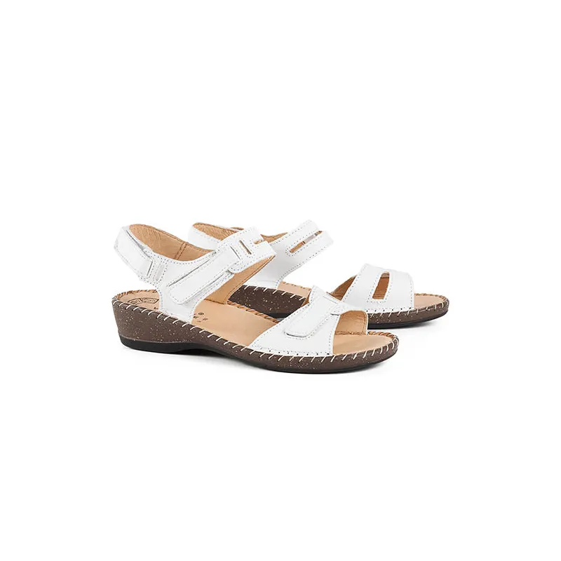 Sandales cuir à ouverture totale