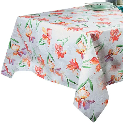Toile cirée Iris rectangle