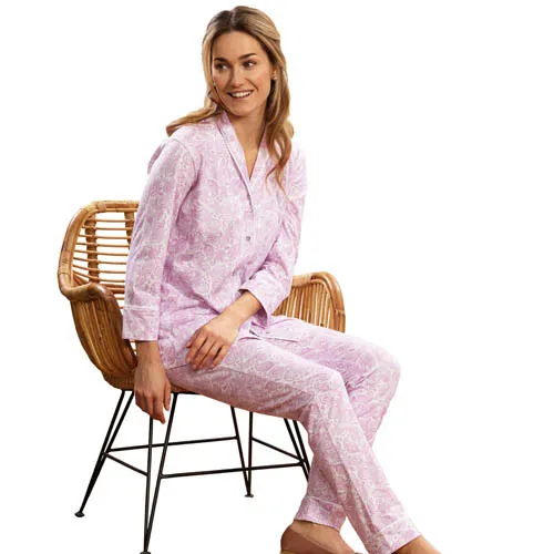 Pyjama cachemire Lilas
