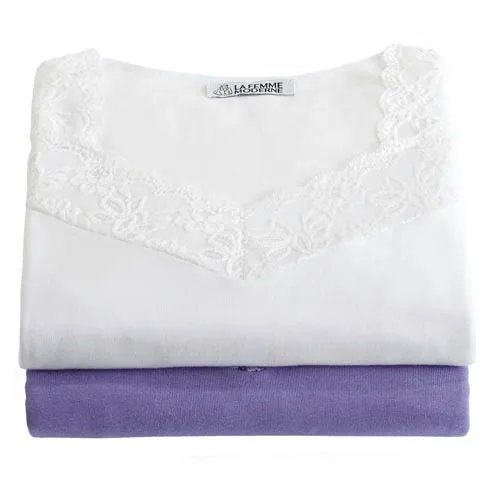 Tee-shirts dentelle - les 2