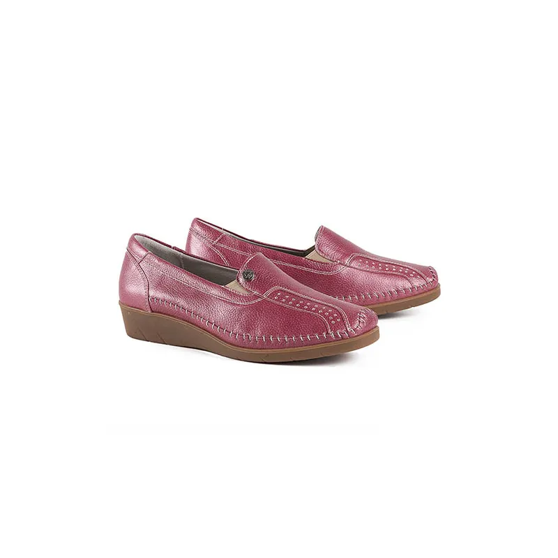 Mocassins cuir irisé