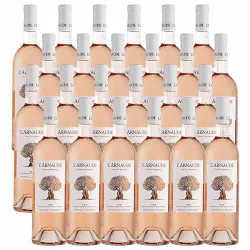 Vin rosé L’Arnaude - les 24 bouteilles (soit 10 bouteilles OFFERTES)