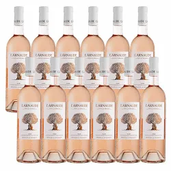 Vin rosé L’Arnaude - les 12 bouteilles (soit 4 bouteilles OFFERTES)