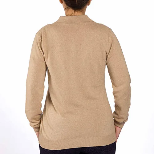 Pull-polo laines précieuses