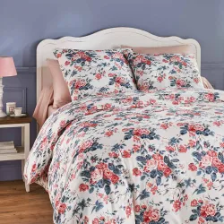 Votre Parure de lit Rose BlanClarence® : 19,95€ au lieu de 49,90€