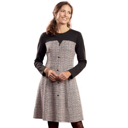 Robe "tweed" Léonor