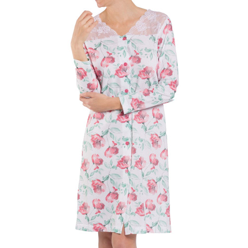 Chemise de nuit anémones