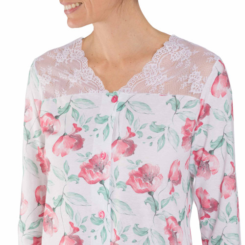 Chemise de nuit anémones