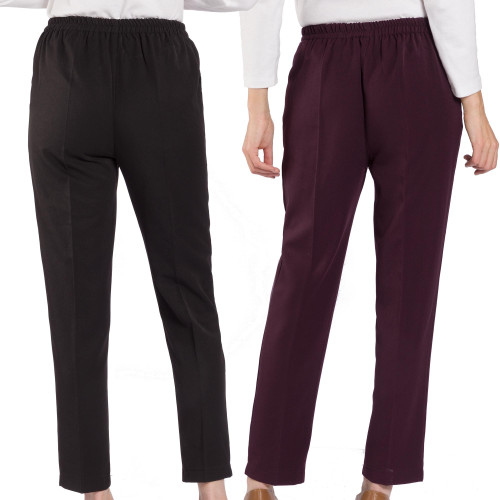 Pantalons infroissables - les 2