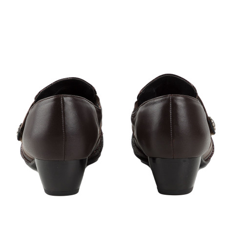 Escarpins bi-matière à scratch