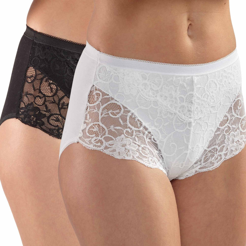 Culottes dentelle protectrices - les 2