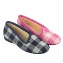 Chaussons éponge Vichy - les 2 paires