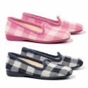 Chaussons éponge Vichy - les 2 paires