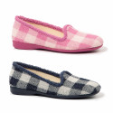 Chaussons éponge Vichy - les 2 paires
