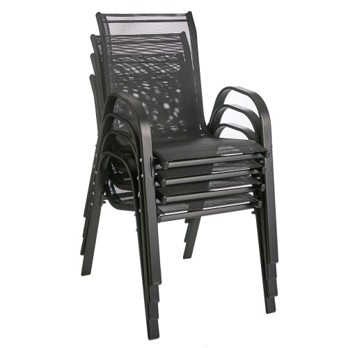 Salon de jardin extensible - 4 chaises supplémentaires