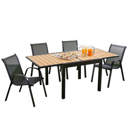 Salon de jardin extensible...