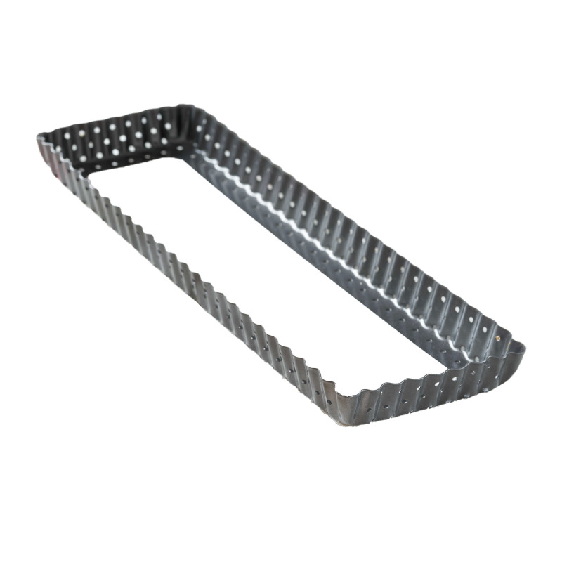 Moule à tarte perforé rectangulaire