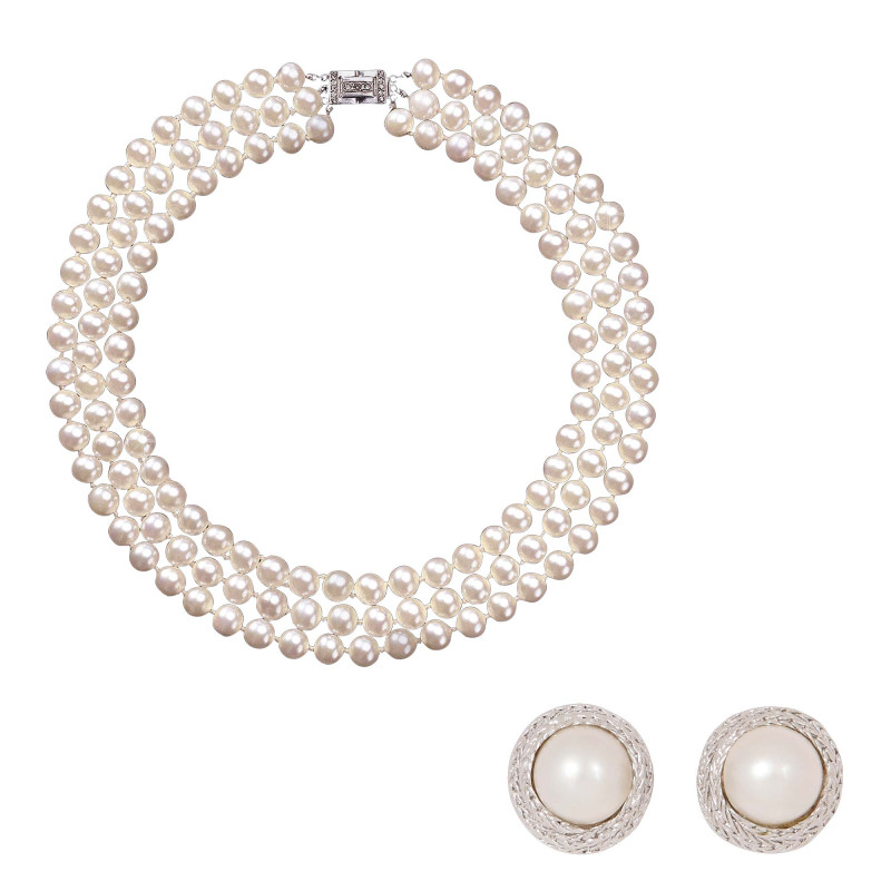 Collier de perles "Jackie Kennedy"